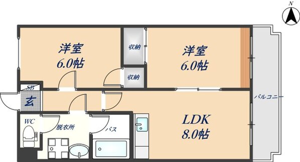 トリイプラザマンションⅡの物件間取画像